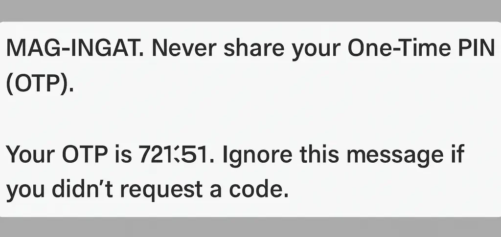 TM Sim Registration OTP