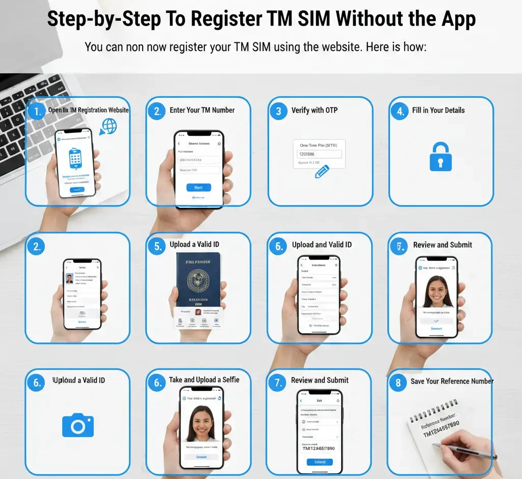 Step-by-Step To Register TM SIM Without App