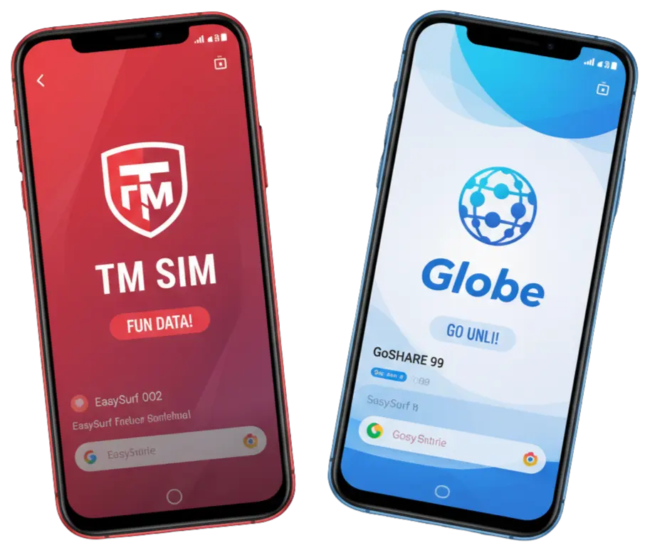 TM SIM vs Globe SIM