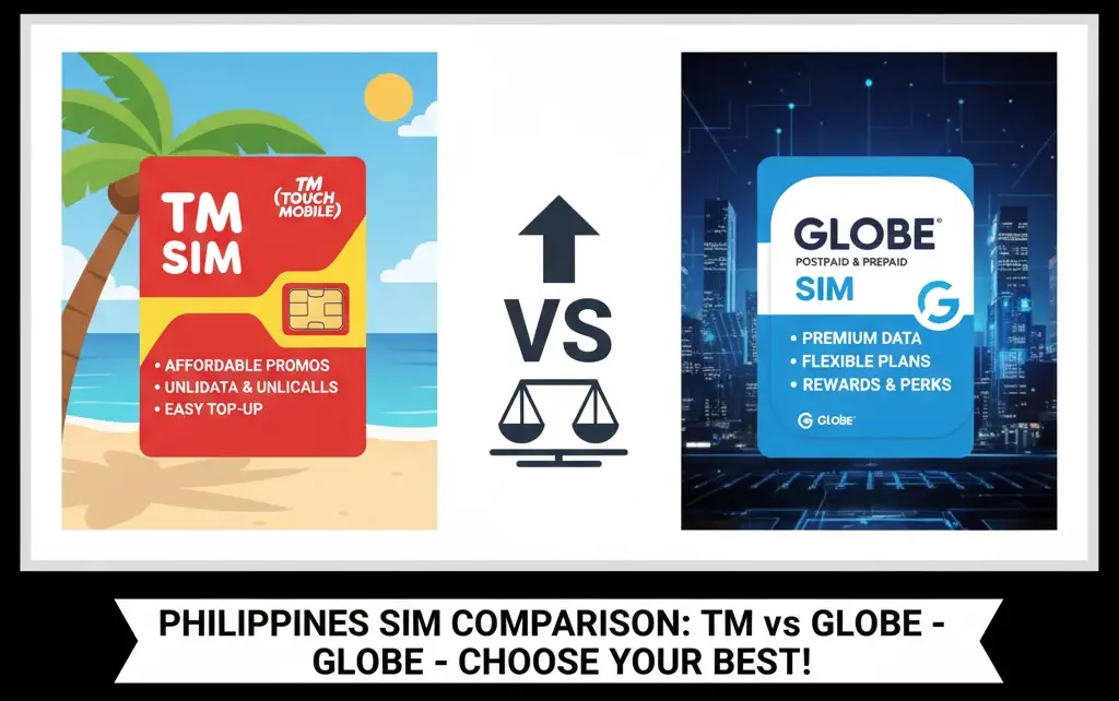 TM SIM vs Globe SIM