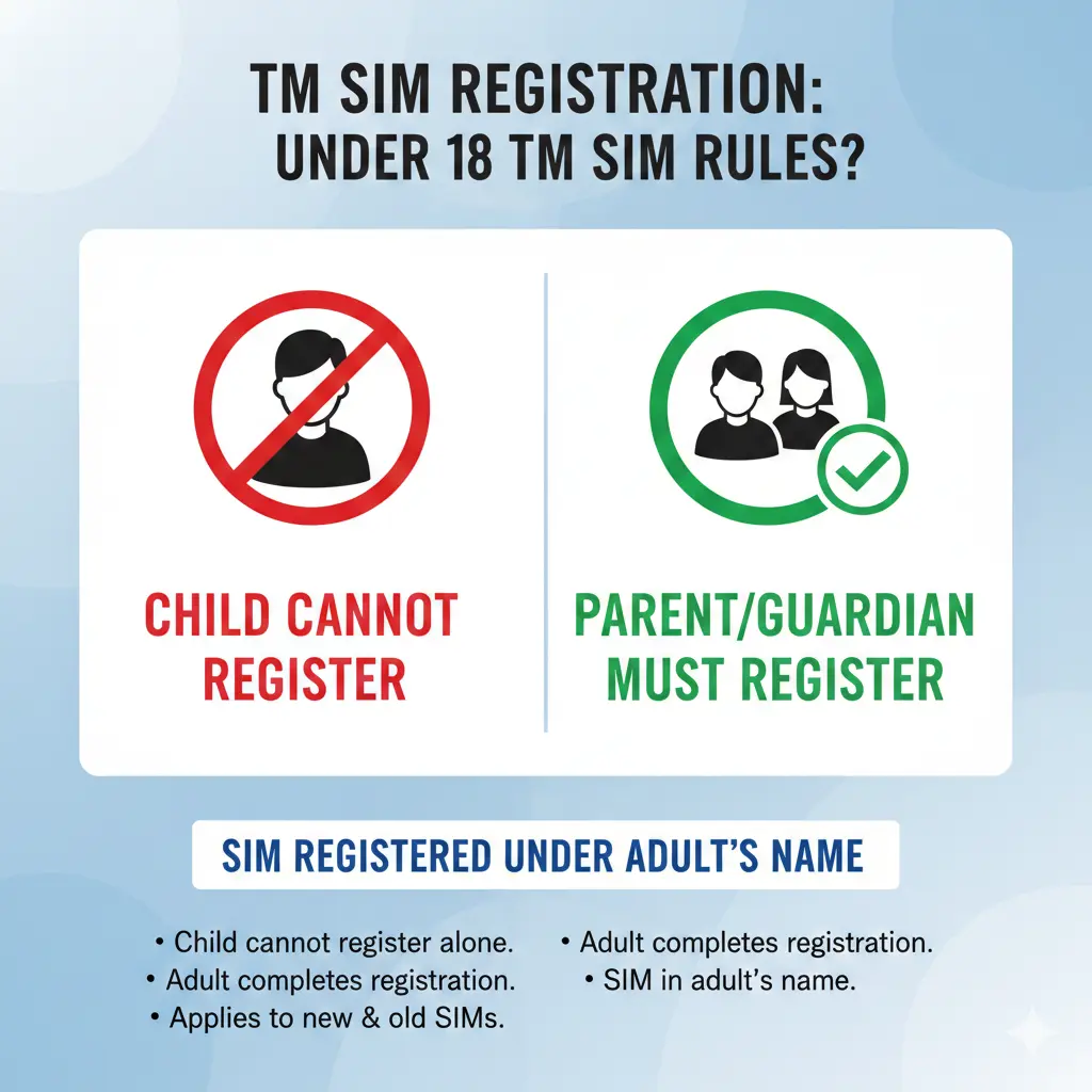 Can a Minor (Under 18) Register a TM SIM