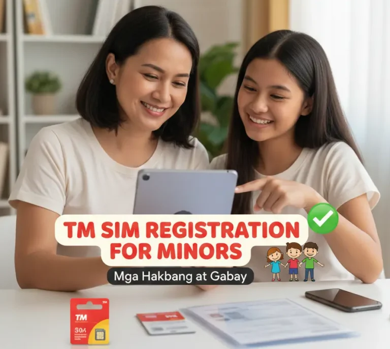 TM SIM Registration for Minors in the Philippines