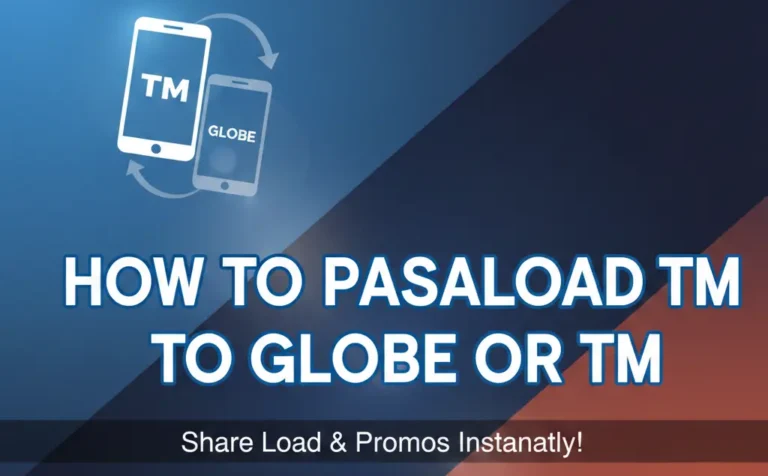 Pasaload In TM to Globe or TM