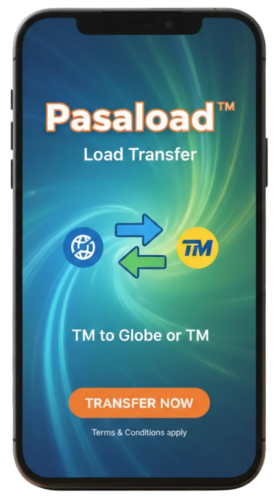 Pasaload TM to Globe or TM