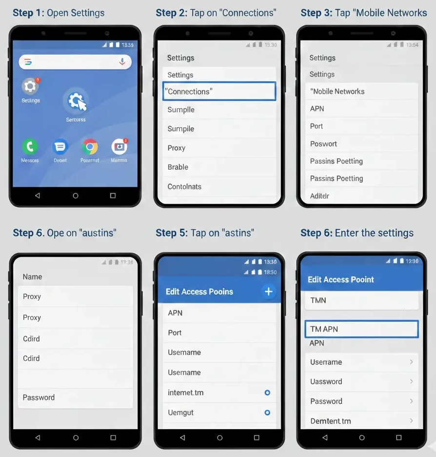 TM APN Settings for Android Phones